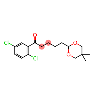 1-Pentanone, 1-(2,5-dichlorophenyl)-5-(5,5-dimethyl-1,3-dioxan-2-yl)-