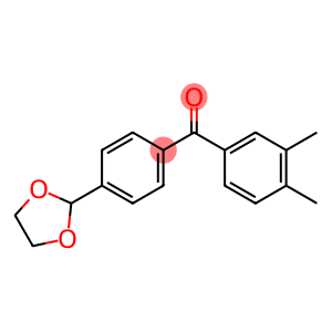 3,4-DIMETHYL-4'-(1,3-DIOXOLAN-2-YL)BENZOPHENONE