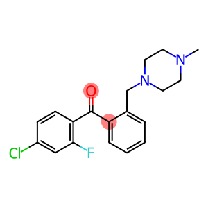 Methanone, (4-chloro-2-fluorophenyl)[2-[(4-methyl-1-piperazinyl)methyl]phenyl]-