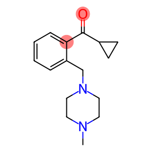 CYCLOPROPYL 2-(4-METHYLPIPERAZINOMETHYL)PHENYL KETONE