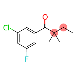 3'-CHLORO-2,2-DIMETHYL-5'-FLUOROBUTYROPHENONE