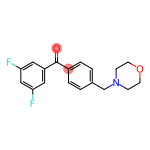 Methanone, (3,5-difluorophenyl)[4-(4-morpholinylmethyl)phenyl]-