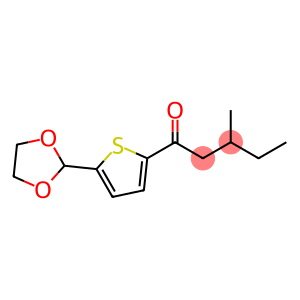 5-(1,3-DIOXOLAN-2-YL)-2-THIENYL 2-METHYLBUTYL KETONE