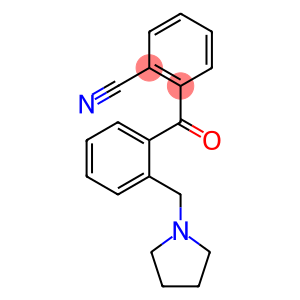 Benzonitrile, 2-[2-(1-pyrrolidinylmethyl)benzoyl]-