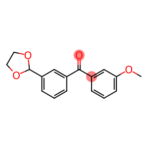 3-(1,3-DIOXOLAN-2-YL)-3'-METHOXYBENZOPHENONE