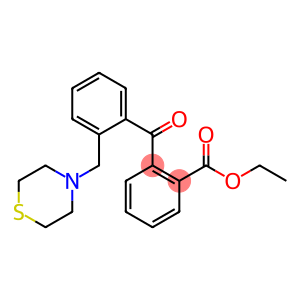 2-CARBOETHOXY-2'-THIOMORPHOLINOMETHYL BENZOPHENONE