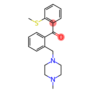 2-(4-METHYLPIPERAZINOMETHYL)-2'-THIOMETHYLBENZOPHENONE