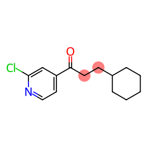 1-(2-CHLORO-PYRIDIN-4-YL)-3-CYCLOHEXYL-PROPAN-1-ONE