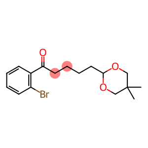 2'-BROMO-5-(5,5-DIMETHYL-1,3-DIOXAN-2-YL)VALEROPHENONE