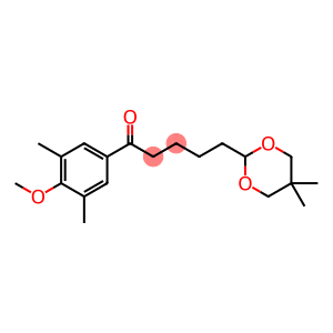 5-(5,5-DIMETHYL-1,3-DIOXAN-2-YL)-3',5'-DIMETHYL-4'-METHOXYVALEROPHENONE