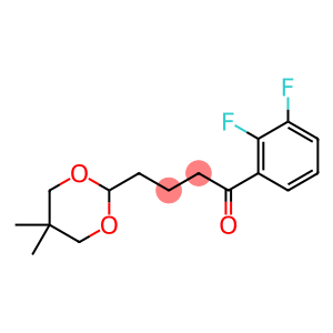 1-Butanone, 1-(2,3-difluorophenyl)-4-(5,5-dimethyl-1,3-dioxan-2-yl)-