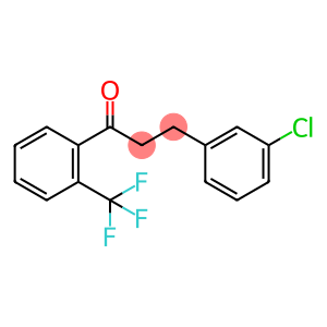 1-Propanone, 3-(3-chlorophenyl)-1-[2-(trifluoromethyl)phenyl]-