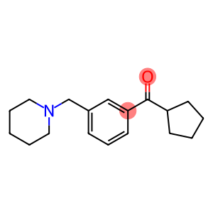CYCLOPENTYL 3-(PIPERIDINOMETHYL)PHENYL KETONE