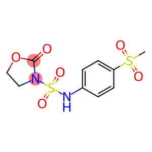 3-Oxazolidinesulfonamide, N-[4-(methylsulfonyl)phenyl]-2-oxo-
