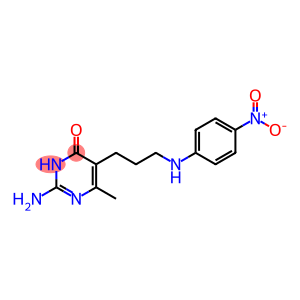 4(3H)-Pyrimidinone,2-amino-6-methyl-5-[3-[(4-nitrophenyl)amino]propyl]-