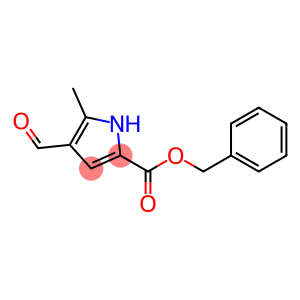 1H-Pyrrole-2-carboxylic acid, 4-formyl-5-methyl-, phenylmethyl ester