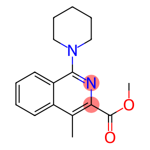 3-Isoquinolinecarboxylicacid, 4-methyl-1-(1-piperidinyl)-, methyl ester