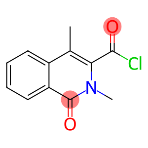 2,4-Dimethyl-1-oxo-1,2-dihydroisoquinoline-3-carbonyl chloride