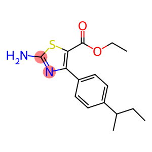 2-AMINO-4-[4-(1-METHYLPROPYL)PHENYL]-5-THIAZOLECARBOXYLIC ACID ETHYL ESTER