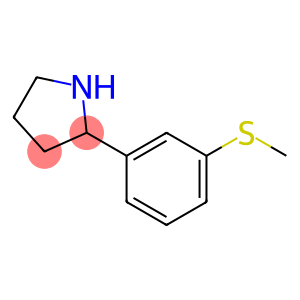 2-(3-(METHYLTHIO)PHENYL)PYRROLIDINE