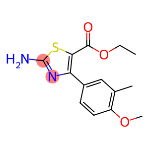 2-AMINO-4-(4-METHOXY-3-METHYLPHENYL)-5-THIAZOLECARBOXYLIC ACID ETHYL ESTER