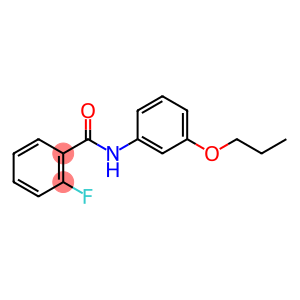 2-fluoro-N-(3-propoxyphenyl)benzamide