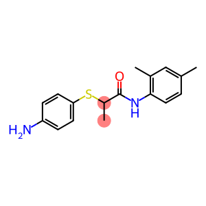 2-[(4-aminophenyl)thio]-N-(2,4-dimethylphenyl)propanamide