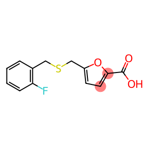 5-{[(2-fluorobenzyl)thio]methyl}-2-furoic acid