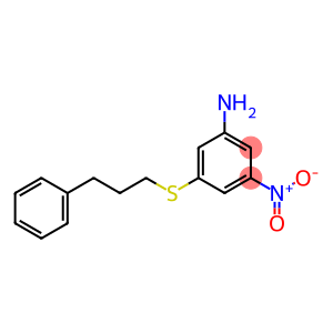 [3-硝基-5-(3-苯基丙基硫代)苯基]胺