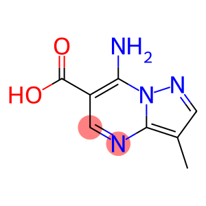 Pyrazolo[1,5-a]pyrimidine-6-carboxylic acid, 7-amino-3-methyl- (7CI)