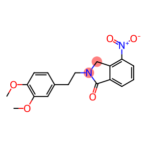 2-[2-(3,4-dimethoxyphenyl)ethyl]-4-nitro-2,3-dihydro-1H-isoindol-1-one