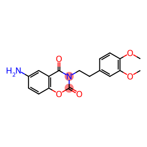 6-AMINO-3-(3,4-DIMETHOXYPHENETHYL)-2H-1,3-BENZOXAZINE-2,4(3H)-DIONE