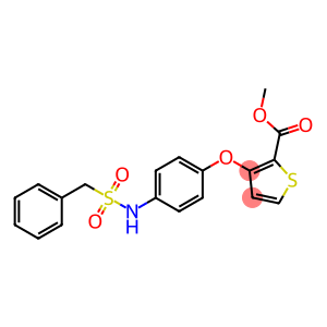 METHYL 3-(4-[(BENZYLSULFONYL)AMINO]PHENOXY)-2-THIOPHENECARBOXYLATE