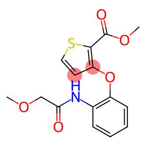 METHYL 3-(2-[(2-METHOXYACETYL)AMINO]PHENOXY)-2-THIOPHENECARBOXYLATE