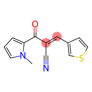 (E)-2-[(1-METHYL-1H-PYRROL-2-YL)CARBONYL]-3-(3-THIENYL)-2-PROPENENITRILE