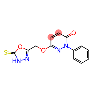 2-phenyl-6-[(5-sulfanyl-1,3,4-oxadiazol-2-yl)methoxy]-3(2H)-pyridazinone