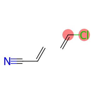 chloroethene: prop-2-enenitrile