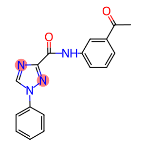 N-(3-acetylphenyl)-1-phenyl-1H-1,2,4-triazole-3-carboxamide