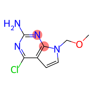 7H-Pyrrolo[2,3-d]pyrimidin-2-amine,4-chloro-7-(methoxymethyl)-