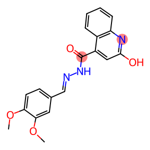 N'-(3,4-dimethoxybenzylidene)-2-hydroxy-4-quinolinecarbohydrazide