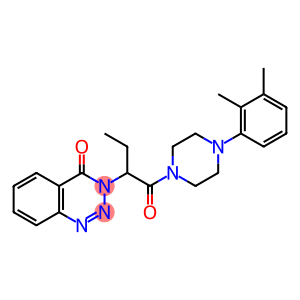 3-(1-{[4-(2,3-dimethylphenyl)-1-piperazinyl]carbonyl}propyl)-1,2,3-benzotriazin-4(3H)-one