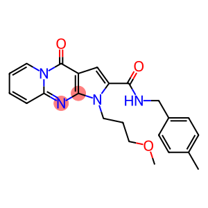 1-(3-methoxypropyl)-N-(4-methylbenzyl)-4-oxo-1,4-dihydropyrido[1,2-a]pyrrolo[2,3-d]pyrimidine-2-carboxamide