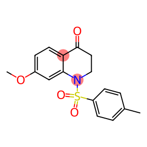 7-METHOXY-1-[(4-METHYLPHENYL)SULFONYL]-2,3-DIHYDROQUINOLIN-4(1H)-ONE