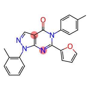 6-(2-furyl)-1-(2-methylphenyl)-5-(4-methylphenyl)-1,5-dihydro-4H-pyrazolo[3,4-d]pyrimidin-4-one