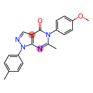 5-(4-methoxyphenyl)-6-methyl-1-(4-methylphenyl)-1,5-dihydro-4H-pyrazolo[3,4-d]pyrimidin-4-one