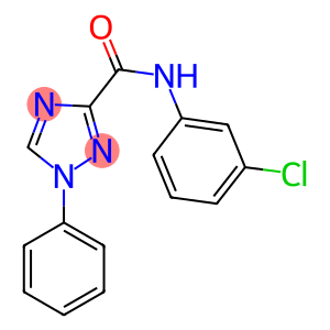 N-(3-chlorophenyl)-1-phenyl-1H-1,2,4-triazole-3-carboxamide
