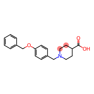 1-[[4-(PHENYLMETHOXY)PHENYL]METHYL]-PIPERIDINE-4-CARBOXYLIC ACID