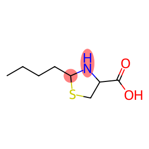 2-BUTYL-1,3-THIAZOLIDINE-4-CARBOXYLIC ACID