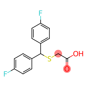 Acetic acid, 2-[[bis(4-fluorophenyl)methyl]thio]-