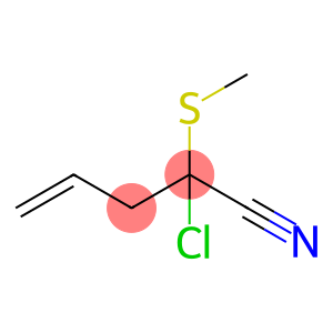 4-Pentenenitrile, 2-chloro-2-(methylthio)-